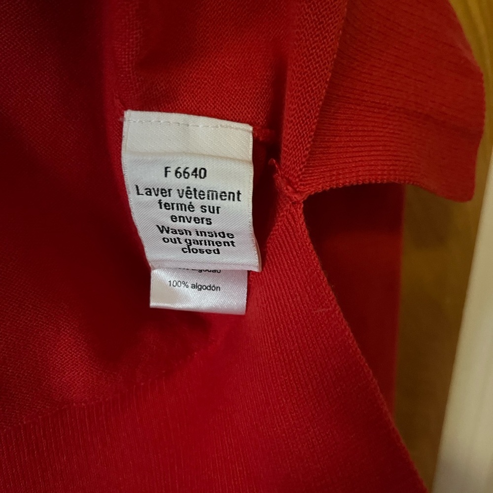 Lacoste Vneck Patch Pocket Pull Over Sweater Eu42… - image 5